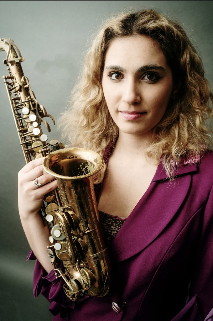 Carly with Sax